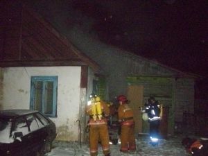 На пожаре в Лиде спасли мужчину